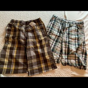2 pairs Gymboree shorts, 1 is NWT, size 12